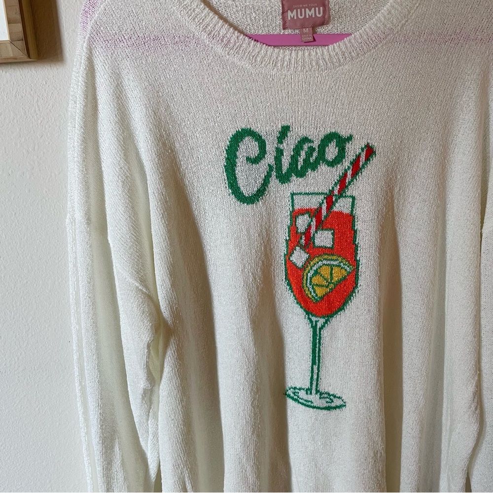 Show Me Your Mumu Ciao Cocktail Woodsy Sweater - Picture 6 of 9